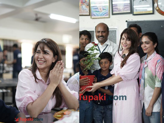 Lavanya tripathi visited NGO